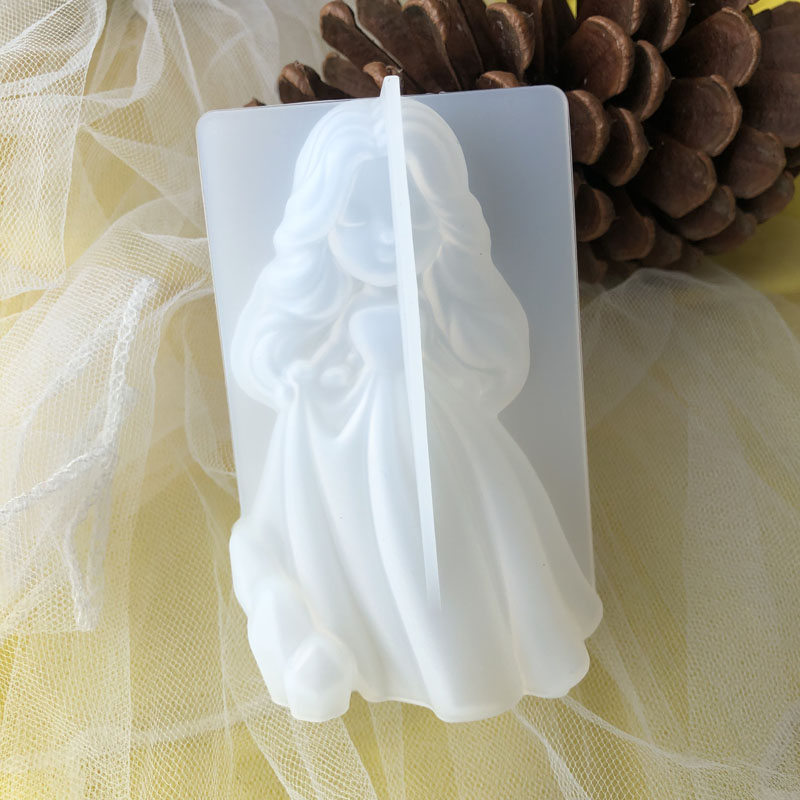 Candle Supplies Wholesale - Moule à bougie princesse 3D en