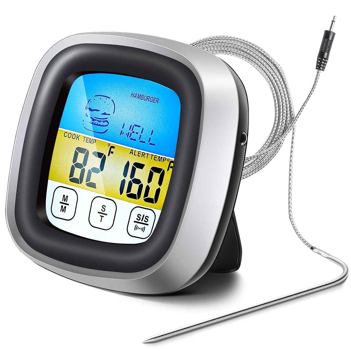 Digital Thermometer Probe - Thermomètre numérique pour viande, minuteur de