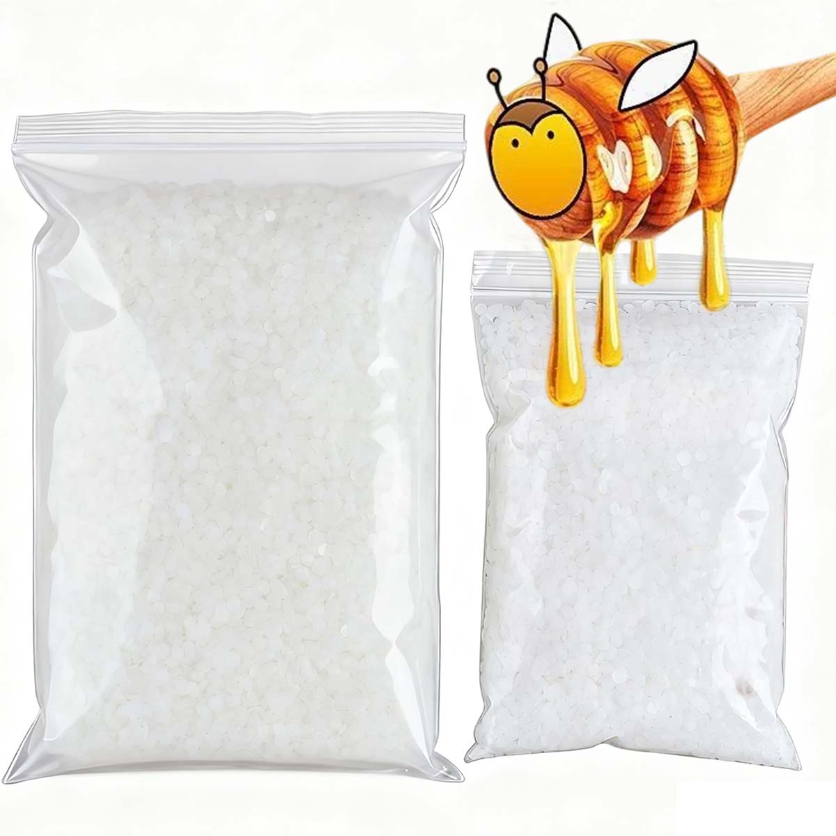 Candle Supplies Wholesale - Cire d'abeille blanche 200g-1000g, bougie parfumée