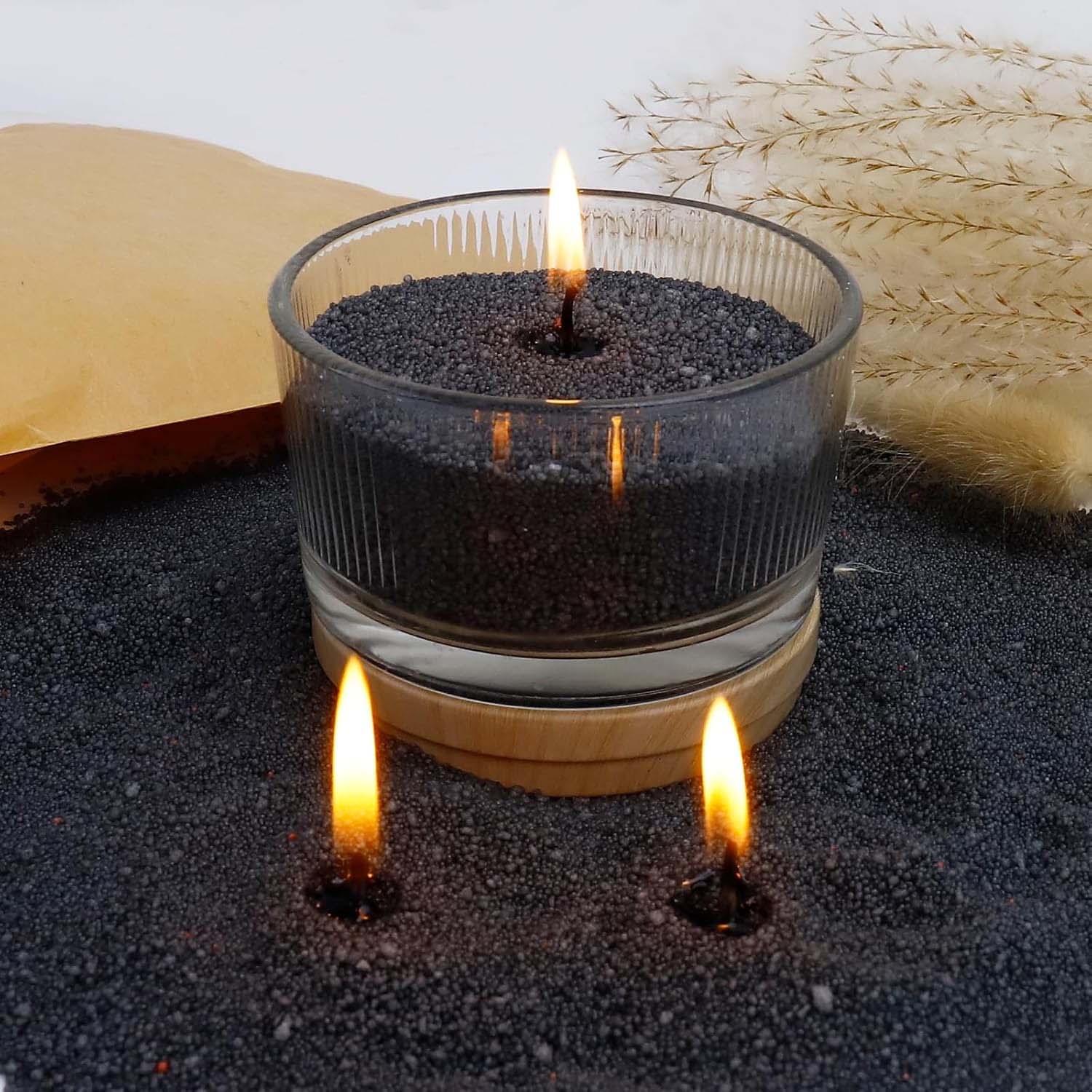 Candle Supplies Wholesale - Sable noir pour bougies avec mèche,