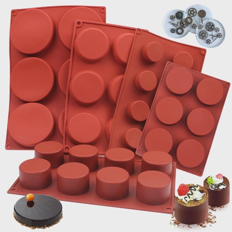 Candle Supplies Wholesale - Moule à savon rond en silicone,