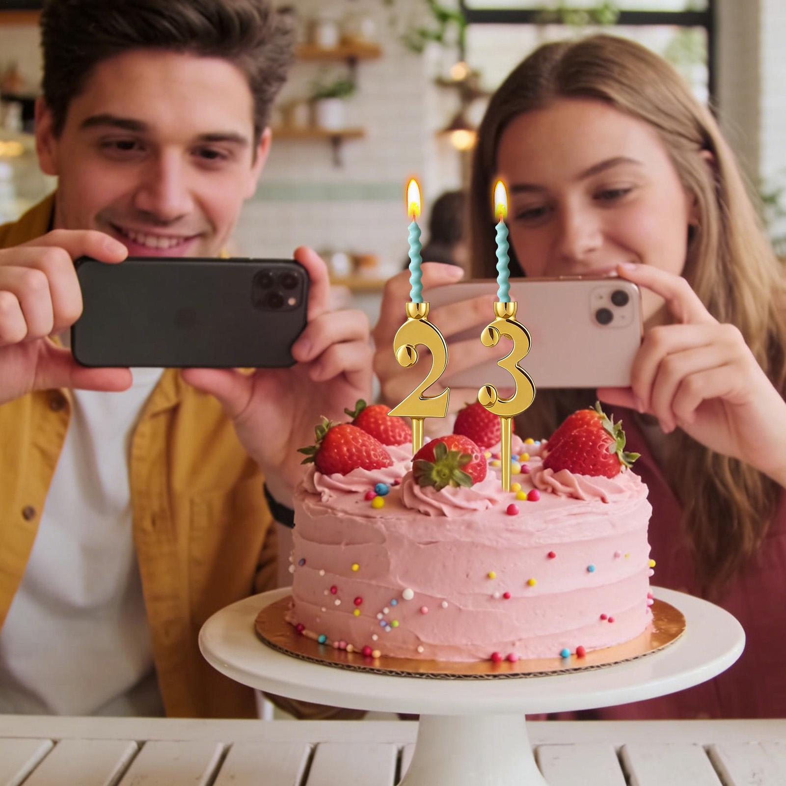 Bougeoirs d'anniversaire numér - Candle Supplies In avis et prix