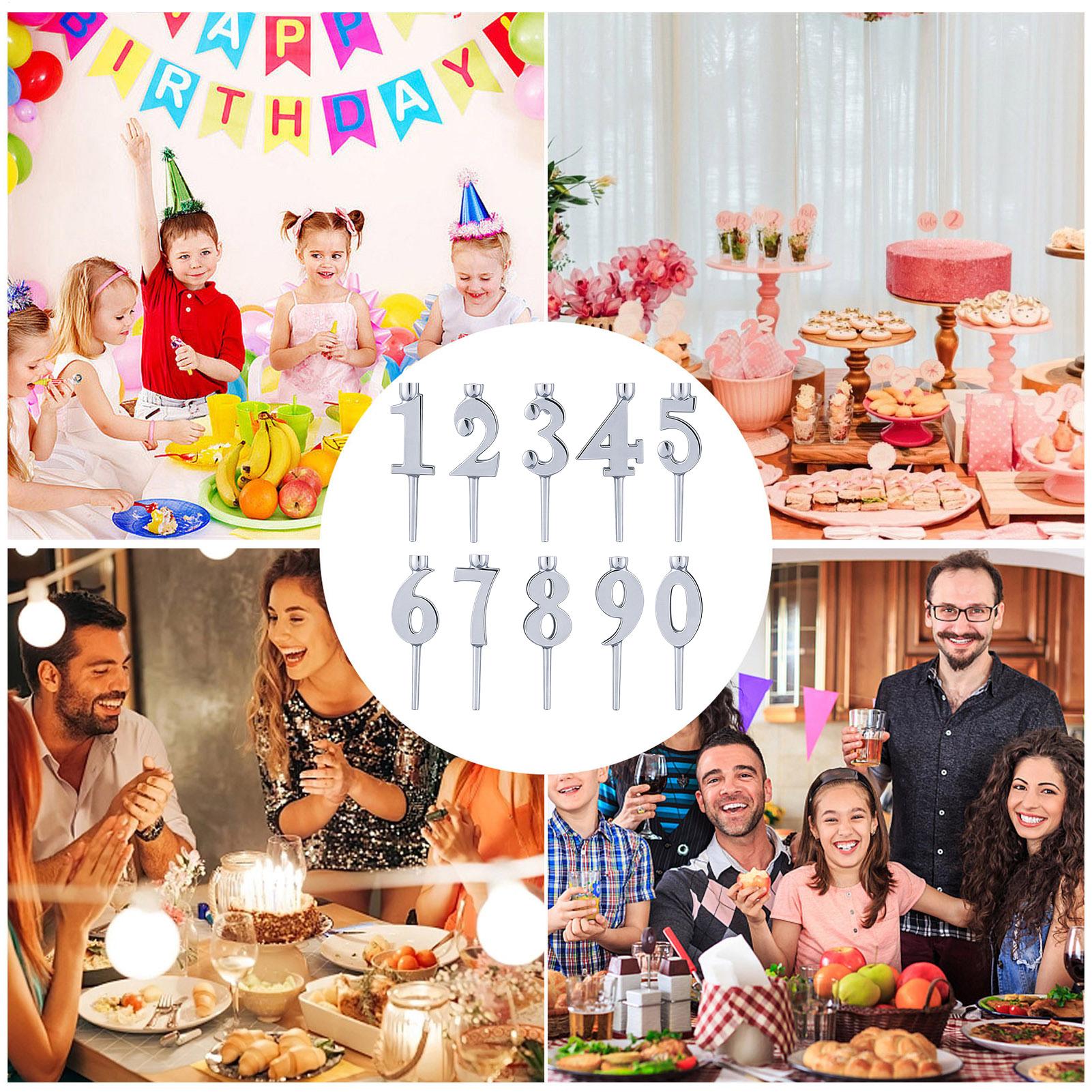Bougeoirs d'anniversaire numér - Candle Supplies In avis et prix