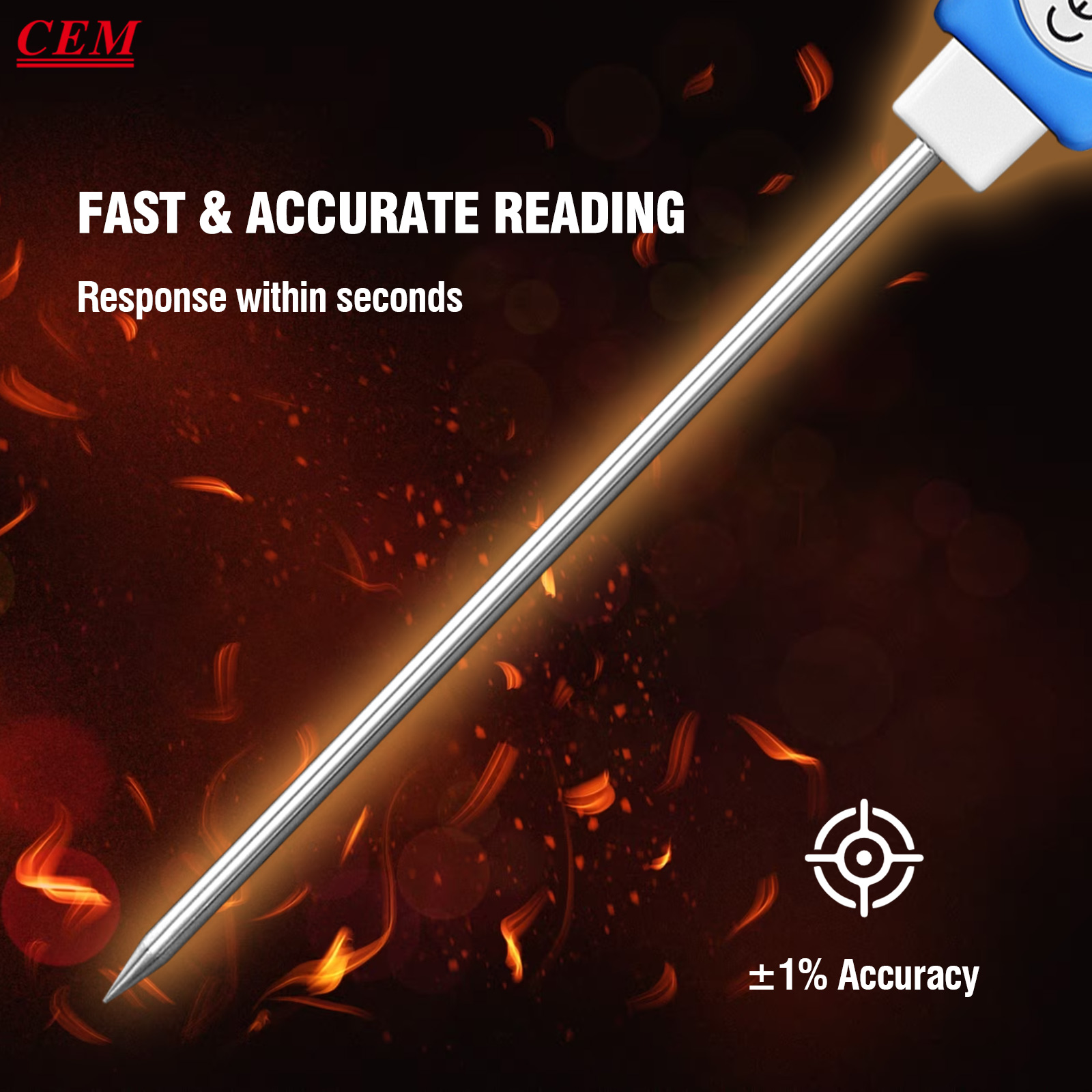 CEM thermomètre à viande numér - Digital Thermometer Probe avis et prix