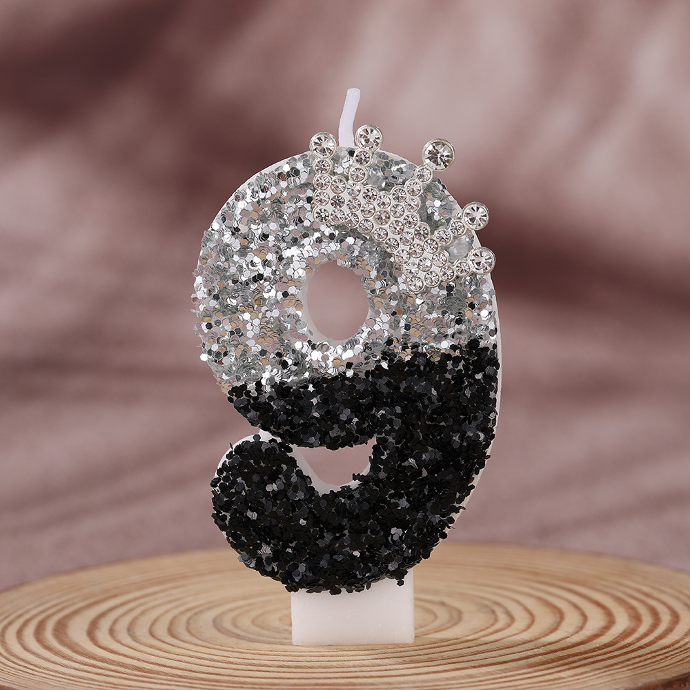 Couronne dégradée noir-argent  - Candle Supplies In avis et prix